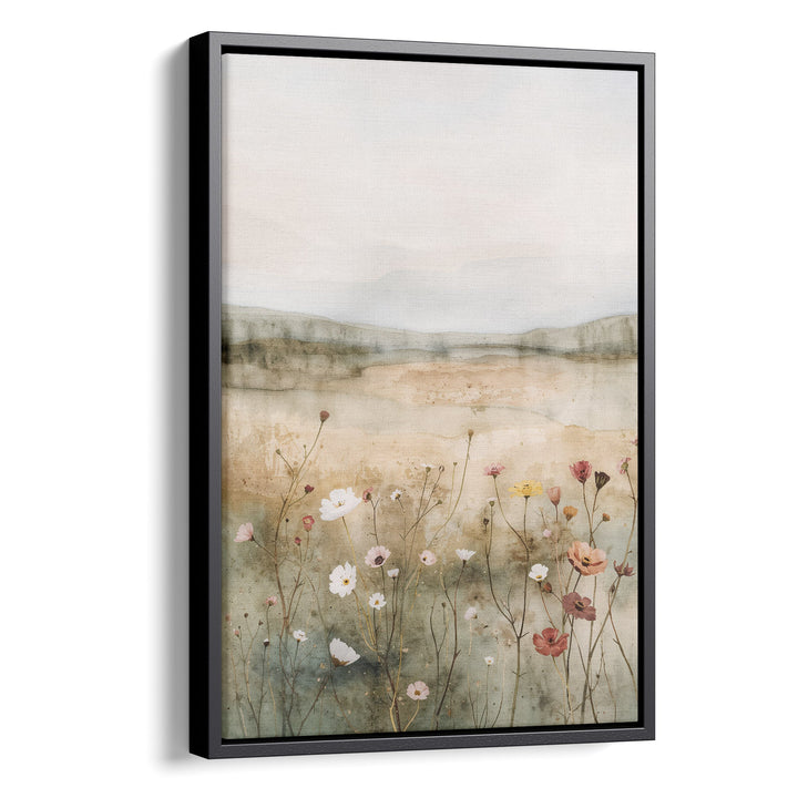 Wildflower Serenity - Horizon Ethereal Canvas Print
