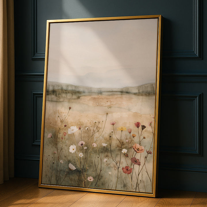 Wildflower Serenity - Horizon Ethereal Canvas Print