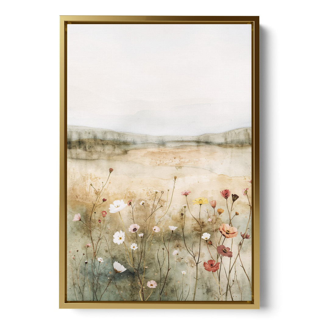 Wildflower Serenity - Horizon Ethereal Canvas Print