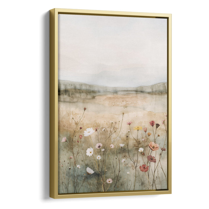Wildflower Serenity - Horizon Ethereal Canvas Print