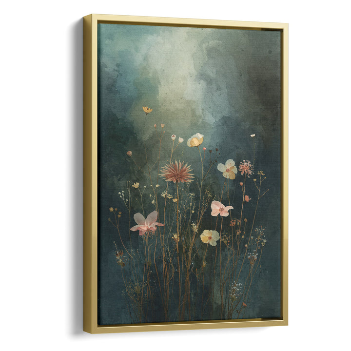 Whispering Wildflowers - Impression Watercolor Canvas Print